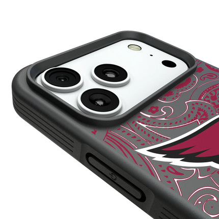 Arizona Cardinals Paisley Bump Phone Case for Apple iPhone