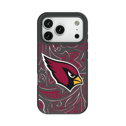 Arizona Cardinals Paisley Bump Phone Case for Apple iPhone