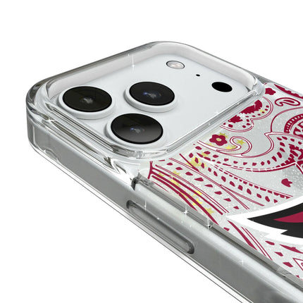 Arizona Cardinals Paisley Glitter Phone Case for Apple iPhone