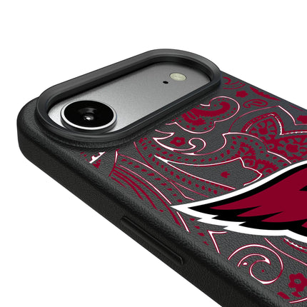 Arizona Cardinals Paisley MagSafe Compatible Phone Case for Apple iPhone