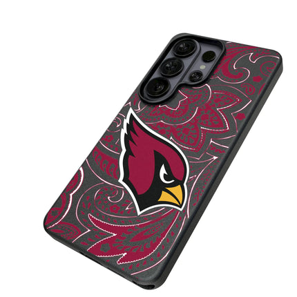 Arizona Cardinals Paisley MagSafe Compatible Phone Case for Samsung Galaxy