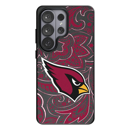 Arizona Cardinals Paisley MagSafe Compatible Phone Case for Samsung Galaxy