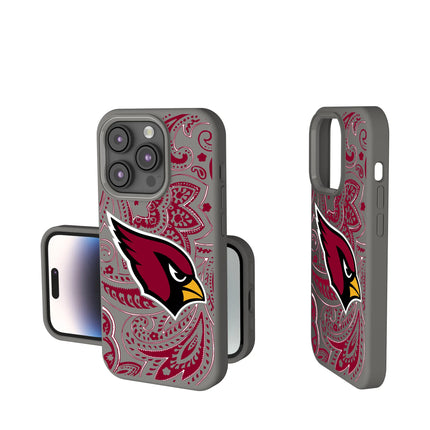 Arizona Cardinals Paisley Soft Touch Phone Case for Apple iPhone