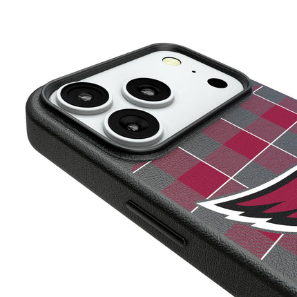 Arizona Cardinals Plaid MagSafe Compatible Phone Case for Apple iPhone