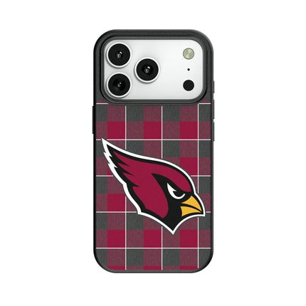 Arizona Cardinals Plaid MagSafe Compatible Phone Case for Apple iPhone
