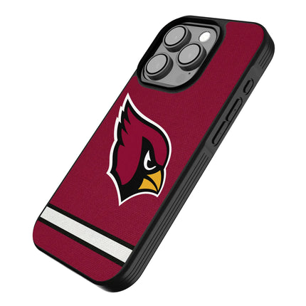 Arizona Cardinals Stripe Bump Phone Case for Apple iPhone