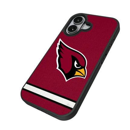 Arizona Cardinals Stripe Bump Phone Case for Apple iPhone