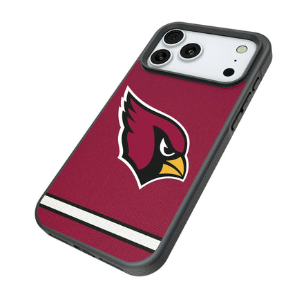 Arizona Cardinals Stripe Bump Phone Case for Apple iPhone