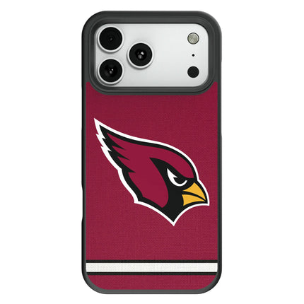 Arizona Cardinals Stripe Bump Phone Case for Apple iPhone