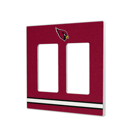 Arizona Cardinals Stripe Hidden-Screw Light Switch Plate