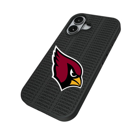 Arizona Cardinals Text Backdrop Bump Phone Case for Apple iPhone