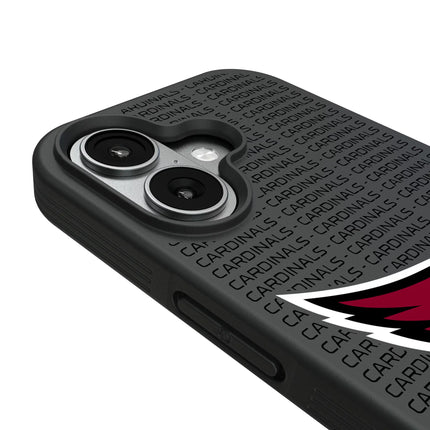 Arizona Cardinals Text Backdrop Bump Phone Case for Apple iPhone