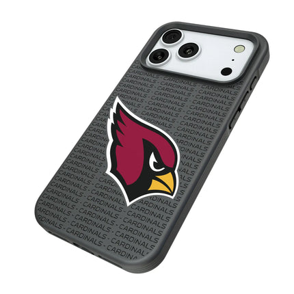 Arizona Cardinals Text Backdrop Bump Phone Case for Apple iPhone