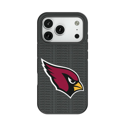 Arizona Cardinals Text Backdrop Bump Phone Case for Apple iPhone