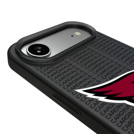 Arizona Cardinals Text Backdrop MagSafe Compatible Phone Case for Apple iPhone