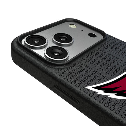 Arizona Cardinals Text Backdrop MagSafe Compatible Phone Case for Apple iPhone
