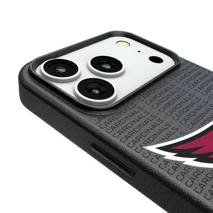 Arizona Cardinals Text Backdrop MagSafe Compatible Phone Case for Apple iPhone
