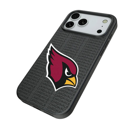 Arizona Cardinals Text Backdrop MagSafe Compatible Phone Case for Apple iPhone