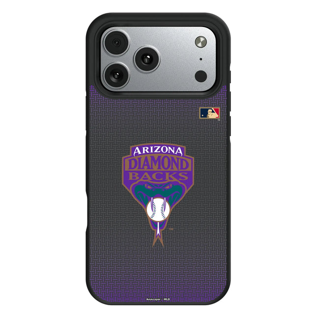 Arizona Diamondbacks 1999-2006 - Cooperstown Collection Linen Bump Phone Case for Apple iPhone
