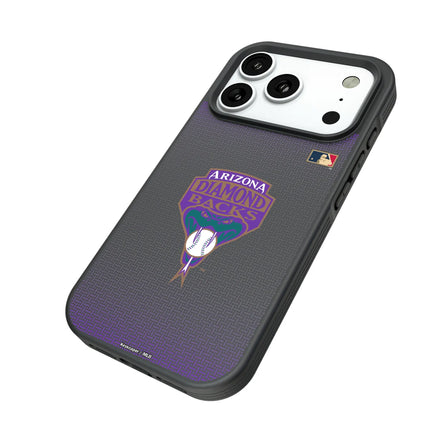 Arizona Diamondbacks 1999-2006 - Cooperstown Collection Linen Bump Phone Case for Apple iPhone
