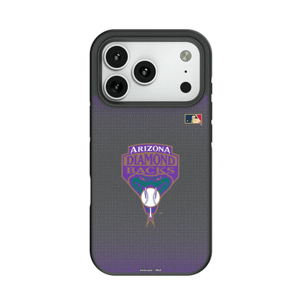 Arizona Diamondbacks 1999-2006 - Cooperstown Collection Linen Bump Phone Case for Apple iPhone