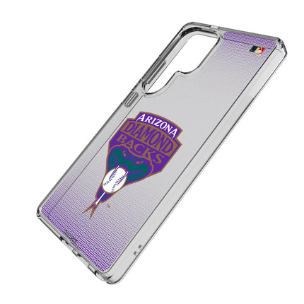Arizona Diamondbacks 1999-2006 - Cooperstown Collection Linen Clear Phone Case for Samsung Galaxy