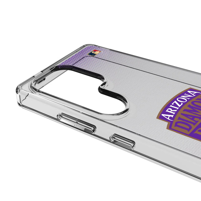 Arizona Diamondbacks 1999-2006 - Cooperstown Collection Linen Clear Phone Case for Samsung Galaxy