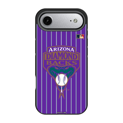 Arizona Diamondbacks 1999-2006 - Cooperstown Collection Pinstripe Bump Phone Case for Apple iPhone