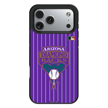 Arizona Diamondbacks 1999-2006 - Cooperstown Collection Pinstripe Bump Phone Case for Apple iPhone