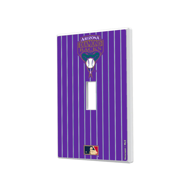 Arizona Diamondbacks 1999-2006 - Cooperstown Collection Pinstripe Hidden-Screw Light Switch Plate