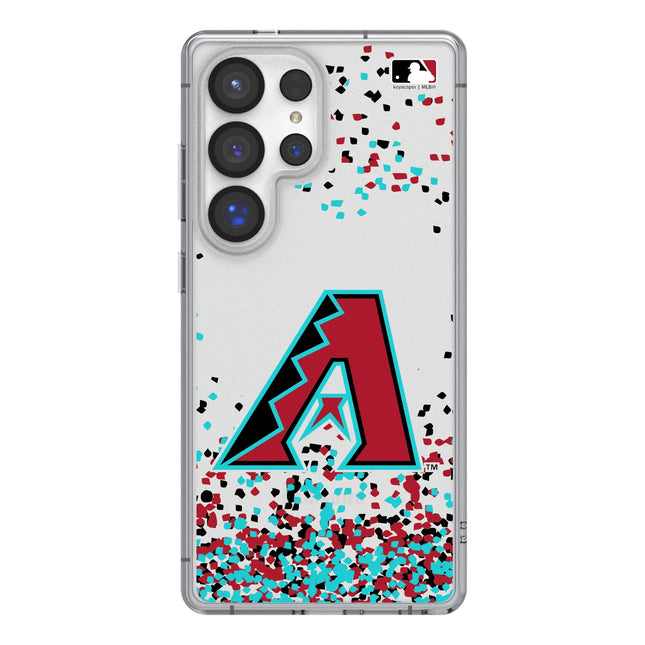 Arizona Diamondbacks Confetti Clear Phone Case for Samsung Galaxy