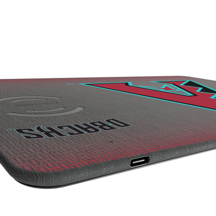 Arizona Diamondbacks Linen 15-Watt Wireless Charger and Mouse Pad