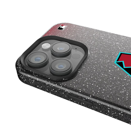 Arizona Diamondbacks Linen Black Bling Phone Case for Apple iPhone