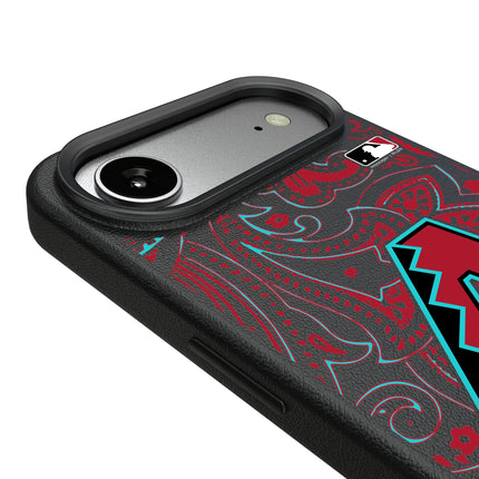 Arizona Diamondbacks Paisley MagSafe Compatible Phone Case for Apple iPhone