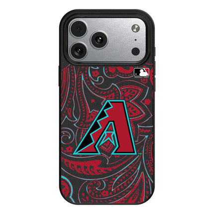 Arizona Diamondbacks Paisley MagSafe Compatible Phone Case for Apple iPhone