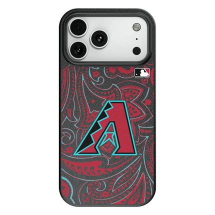 Arizona Diamondbacks Paisley MagSafe Compatible Phone Case for Apple iPhone