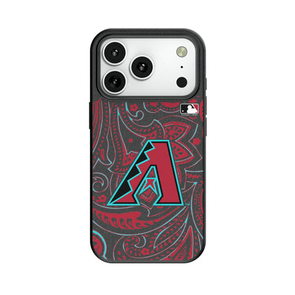Arizona Diamondbacks Paisley MagSafe Compatible Phone Case for Apple iPhone
