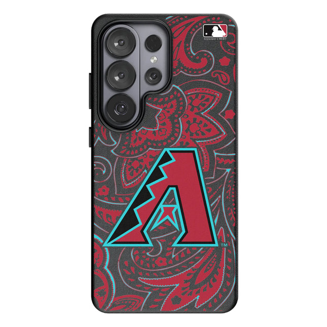 Arizona Diamondbacks Paisley MagSafe Compatible Phone Case for Samsung Galaxy