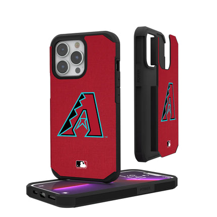 Arizona Diamondbacks Solid Rugged Phone Case for Apple iPhone