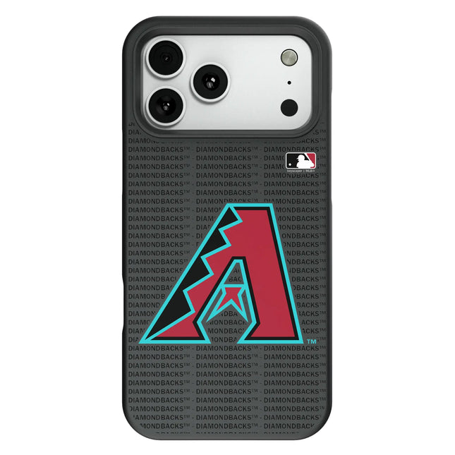 Arizona Diamondbacks Text Backdrop Bump Phone Case for Apple iPhone