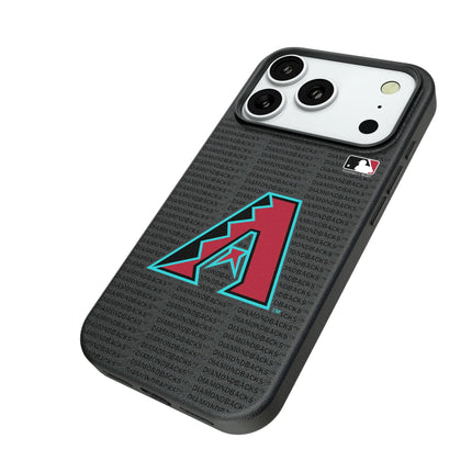 Arizona Diamondbacks Text Backdrop MagSafe Compatible Phone Case for Apple iPhone