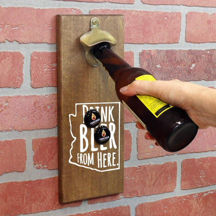 Arizona Drink Beer From Here Cap Catching Magnetic Bottle Openers