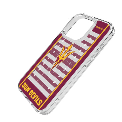 Arizona State University Sun Devils Field Clear Phone Case for Apple iPhone