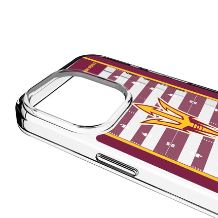 Arizona State University Sun Devils Field Clear Phone Case for Apple iPhone
