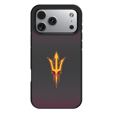 Arizona State University Sun Devils Linen Bump Phone Case for Apple iPhone