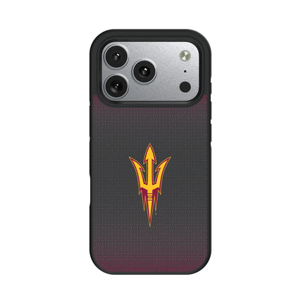 Arizona State University Sun Devils Linen Bump Phone Case for Apple iPhone