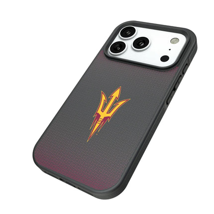 Arizona State University Sun Devils Linen Bump Phone Case for Apple iPhone
