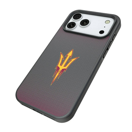 Arizona State University Sun Devils Linen Bump Phone Case for Apple iPhone