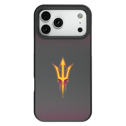 Arizona State University Sun Devils Linen Bump Phone Case for Apple iPhone