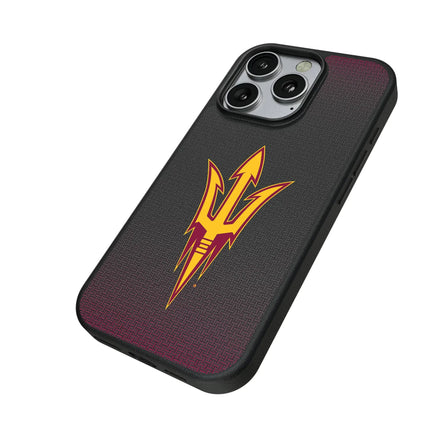 Arizona State University Sun Devils Linen MagSafe Compatible Phone Case for Apple iPhone